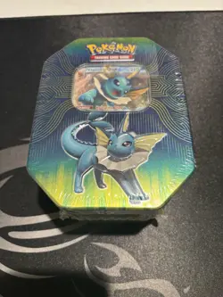 Pokemon TCG Vaporeon GX Elemental Power Tin NEW/SEALED - Image 1
