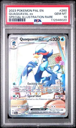 Pokemon Paldea Evolved - PSA 10 - Quaquaval ex 260/193 Special Illustration Rare - Image 1