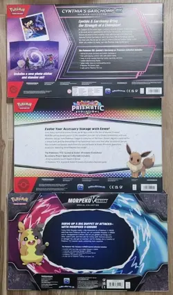 Pokemon Cynthia's Garchomp ex, Accessory Pouch, and Morpeko V Union Collections - Image 2