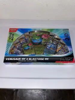 Pokemon TCG: Venusaur ex and Blastoise ex Premium Collection GameStop Exclusive - Image 1