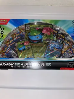 Pokemon TCG: Venusaur ex and Blastoise ex Premium Collection GameStop Exclusive - Image 2