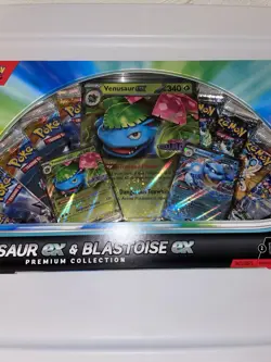Pokemon TCG: Venusaur ex and Blastoise ex Premium Collection GameStop Exclusive - Image 3