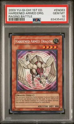 YU-GI-OH! Yugioh TCG Hardened Armed Dragon Secret rare RGBT-en083 1st PSA 10 - Image 1
