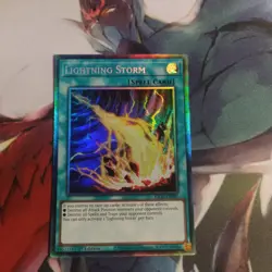 Yu-gi-oh! yugioh Lightning Storm Collector Rare MINT KICO-en057 Fulmine Tempesta - Image 1
