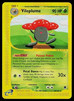 Pokemon Card - Vileplume Expedition 69/165 Non-Holo - Image 1