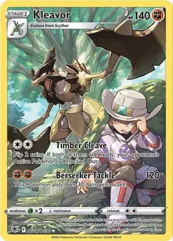 Kleavor HP140 Metal POKEMON collectible Game Card Gift display！ - Image 1