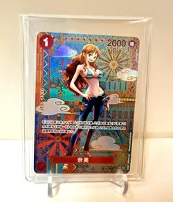 One Piece Chinese Card Game Awakening of the Era Nami OP01-016 SP Card NM - Image 1
