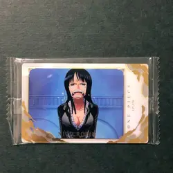 Y1111 Nico Robin OP4-6 R Holo Japanese One Piece Itajaga Wafer Card Sealed - Image 1