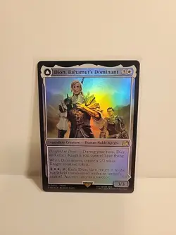 Dion Bahamuts Dominant Foil Final Fantasy MTG - Image 1