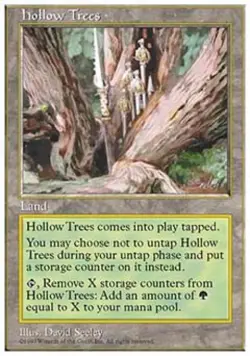 Hollow Trees - Medium Play MTG 5th Edition - Image 1