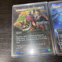 MTG FF Collab Promo Set Despark & Foil Culling Ritual Borderless English - Image 3