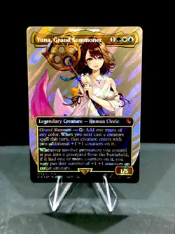 2025 MTG Final Fantasy YUNA, GRAND SUMMONER (Character Surge Foil) #0216 * NM - Image 1