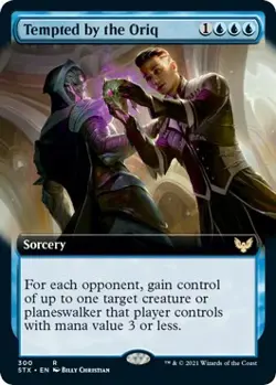 MTG Foil - Tempted by the Oriq (Extended Art) - 300 / NM / English - Image 1