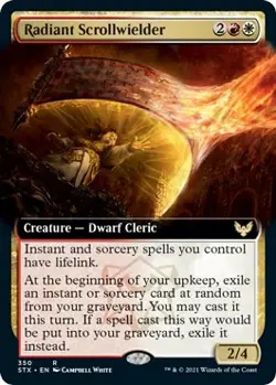 MTG Foil - Radiant Scrollwielder (Extended Art) - 350 / NM / English - Image 1