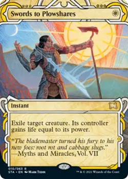 MTG Foil - Swords to Plowshares - 10 / NM / English - Image 1