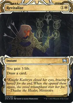 MTG Foil - Revitalize (Foil Etched) - 9 / NM / English - Image 1