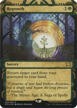 MTG Foil - Regrowth (Foil Etched) - 56 / NM / English - Image 1