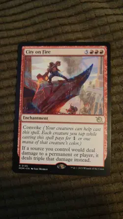 Magic: the Gathering / MtG City on Fire x1 March of the Machines - Image 1