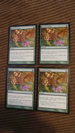 Magic: the Gathering / MtG Nature's Claim x4 Conspiracy - Image 1