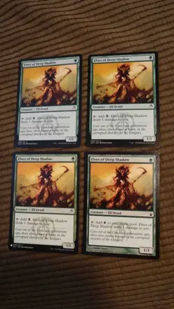 Magic: the Gathering / MtG Elves of Deep Shadow x4 Mixed Sets - Image 1