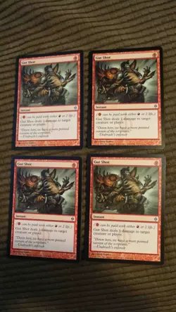 Magic: the Gathering / MtG Gut Shot x4 New Phyrexia - Image 1