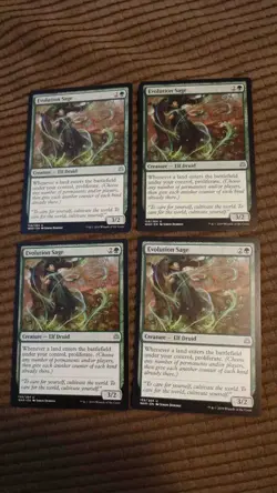 Magic: the Gathering / MtG Evolution Sage x4 War of the Spark - Image 1