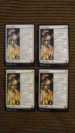 Magic: the Gathering / MtG Cleric Class x4 Adventures Forgotten Realms - Image 1