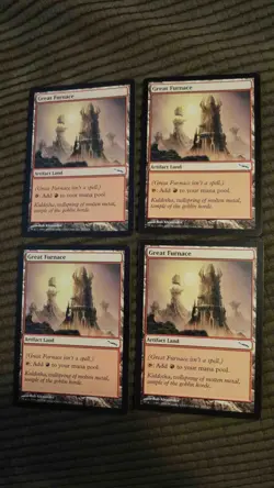 Magic: the Gathering / MtG Great Furnace x4 Mirrodin - Image 1