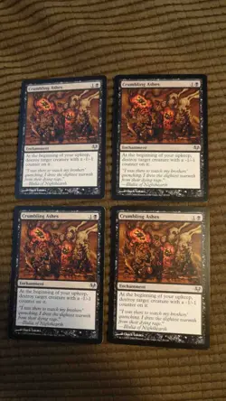 Magic: the Gathering / MtG Crumbling Ashes x4 Eventide - Image 1