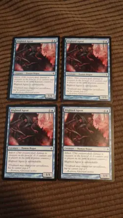 Magic: the Gathering / MtG Blighted Agent x4 New Phyrexia - Image 1