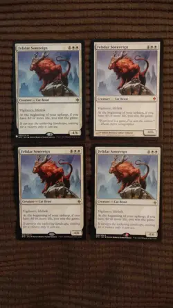 Magic: the Gathering / MtG Felidar Sovereign x4 Mixed Sets - Image 1