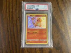 Pokemon PSA 9 2019 Sun and Moon Hidden Fates Shiny Holo Charmander - Image 1