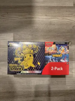 🔥Pokemon Surging Sparks Elite Trainer Box + Booster Bundle IN HAND - Image 1