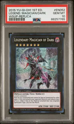 Yugioh Legendary Dragon Of White WSUP-EN051 Magician of Dark EN052 PSA 10 Seq - Image 4