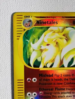 Vintage Pokemon Card E Series NINETALES Reverse Holo Expedition 57/165 - Image 2