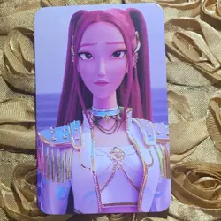 Mira KPOP DEMON HUNTERS STAR Goddess Anime Holo ACG Card Golden White Pink - Image 1