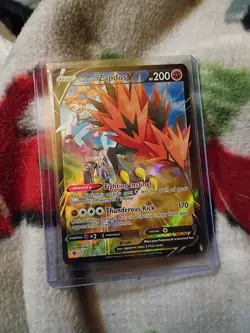 Two. Galarian Zapdos V - TG19/TG30 - Pokemon Astral Radiance Ultra Rare Card NM - Image 1