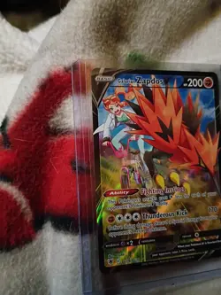 Two. Galarian Zapdos V - TG19/TG30 - Pokemon Astral Radiance Ultra Rare Card NM - Image 2