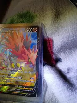 Two. Galarian Zapdos V - TG19/TG30 - Pokemon Astral Radiance Ultra Rare Card NM - Image 3