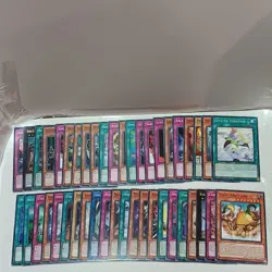 Yugioh TCG Card Lot Of 44 Mixed Common Uncommon Rare - Image 1