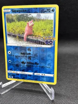 Pokemon TCG- Slowpoke 019/078- Pokemon GO- Reverse Holo Card - Image 2