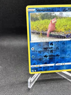 Pokemon TCG- Slowpoke 019/078- Pokemon GO- Reverse Holo Card - Image 3