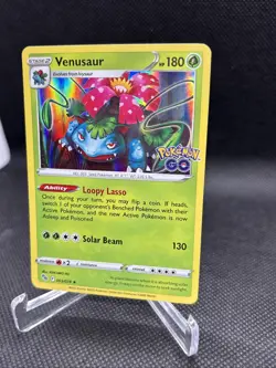 Venusaur Pokemon Card - Pokemon GO Series, Solar Beam Attack 003/078 - Image 2