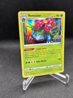 Venusaur Pokemon Card - Pokemon GO Series, Solar Beam Attack 003/078 - Image 3