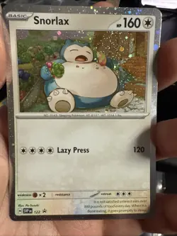 Snorlax SVP122 Cosmos Holo - S&V Promo Pokemon Card - NM - Image 1