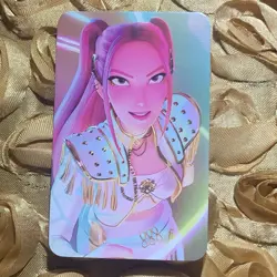 Mira KPOP DEMON HUNTERS STAR Goddess Anime Holo ACG Card Golden White - Image 1