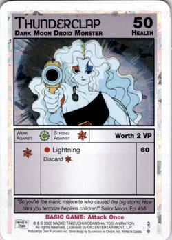 Sailor Moon CCG Card Game Rare Series 3 Promo Set All 9 Foil Cards, #1-9 - Image 3