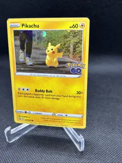Pokemon Card Pikachu GO - Basic Buddy Bolt 60HP 027/078 - Image 3