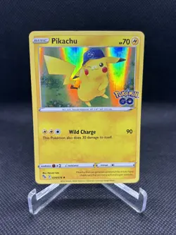 Pokemon TCG Pikachu Wild Charge Card 028/078 - Pokemon GO Edition - Image 1