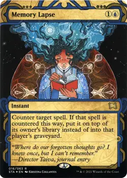 MTG Foil - Memory Lapse (Foil Etched) - 16 / NM / English - Image 1
